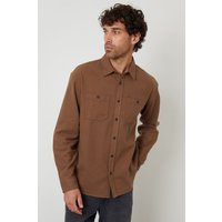 Cotton Flannel Relaxed Fit Shirt