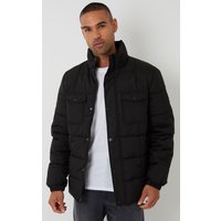 Padded Funnel Neck Jacket