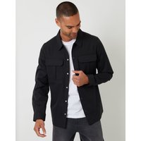 Cargo Pocket Twill Shacket