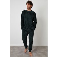 Two Tone Borg Loungewear Set