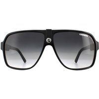 Carrera Aviator Black & White Grey Gradient Sunglasses