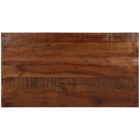 Berkfield Home Table Top 100x70x2.5 cm Rectangular Solid Wood Reclaimed in Brown
