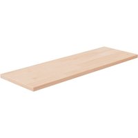 Berkfield Home Shelf Board 60x20x1.5 cm Untreated Solid Wood Oak in Brown