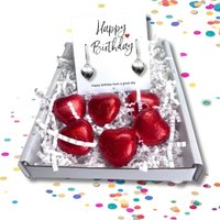 Aye Do Gifts Women's Happy Birthday Mini Gift Hamper with Silver Heart Earrings