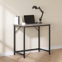 VASAGLE Simple Office Desk Workstation Metal Industrial Style Easy Assembly in Fawn