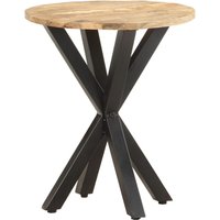 Berkfield Home Side Table 48x48x56 cm Solid Mango Wood in Brown | Size: 48 x 48 x 56 cm