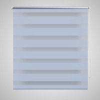 Berkfield Home Zebra Blind 50 x 100 cm White