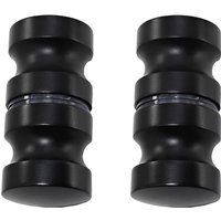 Round Aluminum Shower Door Knob Handle Set 2