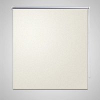 Berkfield Home Roller Blind Blackout 40 x 100 cm Off-White in White