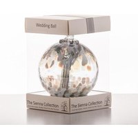 Sienna Glass Wedding Gift Spirit Ball Pastel Silver