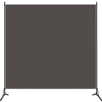 Berkfield Home 1-Panel Room Divider Anthracite 175x180 cm in Black