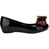 Melissa Shoes Women's Ultragirl Classic Bow AD Jelly Ballet Shoes in Black | Size: 6