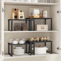 Expandable Cupboard Spice Rack Set 2 Kitchen Organisers