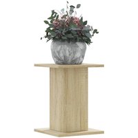 Berkfield Home Plant Stands 2 pcs Sonoma Oak 30x30x40 cm Engineered Wood in Brown | Size: 30 x 30 x 40 cm