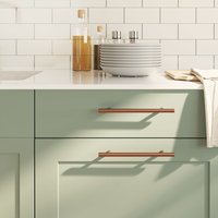 Berkfield Home Cabinet Handles 20 pcs Bronze 160 mm Stainless Steel in Brown