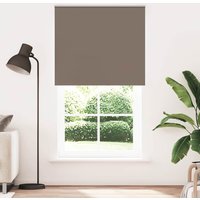 Berkfield Home Roller Blind Blackout Coffee 140x230 cm Fabric Width 136.6 cm Polyester in Brown