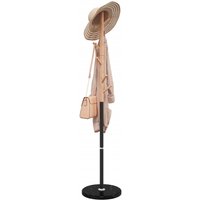Berkfield Home Coat Stand Black 172 cm Powder-coated Iron