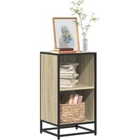 Berkfield Home Book Cabinet Sonoma Oak 40x35x76 cm Engineered Wood in Brown | Size: 40 x 35 x 76 cm