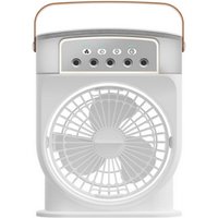 Leaper Green Little Savage 5- Hole Humidifying & Cooling Misting Fan in White