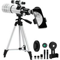 Leaper 150x Professional Astronomical Telescope with Adjustable Tripod in Black