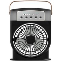Leaper Green Little Savage 5- Hole Humidifying & Cooling Misting Fan in Black