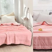 Obasyhig Cooling Thin Summer Blanket in Pink | Size: Small Single