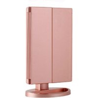 Leaper Led Makeup Mirror With 22 LED Lights in Rose Gold