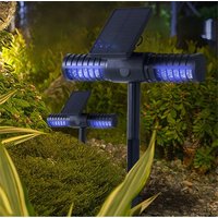 Obasyhig Outdoor Solar Waterproof Mosquito Lamp in Black