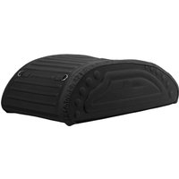 Costway 400L Waterproof Soft-Shell Car Roof Bag Foldable Rooftop Cargo Carrier in Black