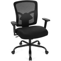 Costway Adjustable Computer Mesh Office Chair Ergonomic Executive Chair in Black