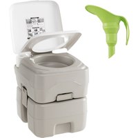 Portable Toilet Waste Tank Compact Travel RV Toilet Flush Pump
