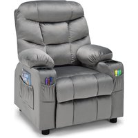 Recliner Chair Velvet Fabric Adjustable Sofa Chair Gaming Lounge Chair