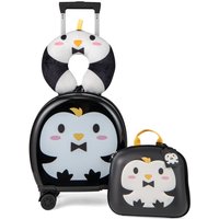 4 Piece Luggage Set Journey Suitcase Set w 14" Luggage
