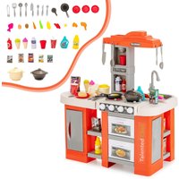 Costway Kids Kitchen Playset Toddler Mini Cooking Food Set Pretend Kitchen Toy Set