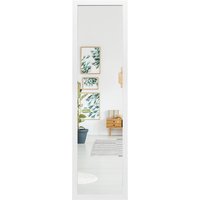 Costway Full Length Over the Door Mirror Bedroom Entryway Wall Hanging Full Body Mirror in White