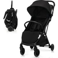 Stroller Adjustable Pushchair Folding Pram Canopy