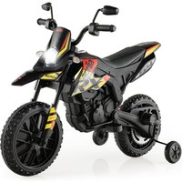 Gymax Kids Ride On Motorbike Battery Powered Motorcycle With Lights & Sounds in Black