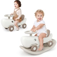Rocking Horse 3 1 Ride On Sliding Car Balance Board & Wheels