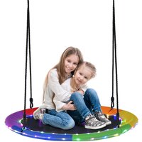 100CM Tree Swing Hanging Round Swing 8 Mode Lighting Capacity
