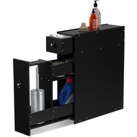 Slim Floor Cabinet Narrow Storage Drawer Bathroom