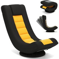 360° Swivel Gaming Chair 4 Position Adjustable Folding Floor Sofa
