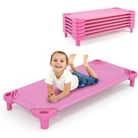 6 PCS Daycare Cot Stackable Daycare Rest Mat Detachable Cloth