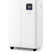 Gymax 20L Dehumidifier for Home Basement With 3 Modes & 24H Timer in White