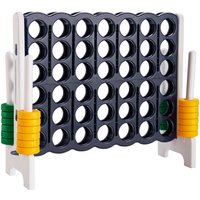 Costway Jumbo 4-to-Score Giant Game Set Giant 4 in A Row in Navy