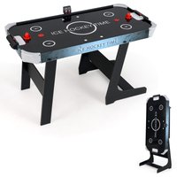Costway 48 inch Air Hockey Table 12V Powered Arcade Game Table in Black