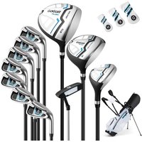 Gymax Men's Complete Golf Clubs & Bag Set With 460CC #1 Driver in White