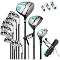 Gymax Women's Complete Golf Clubs & Bag Set With 460CC #1 Driver Green