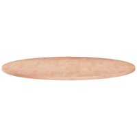 Berkfield Home Round Table Top ??70x1.5 cm Solid Wood Oak in Brown | Size: 70x1.5 cm