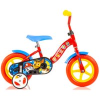 Dino Bikes Dino Paw Patrol 10" Bike - Red/Blue/Yellow in Red