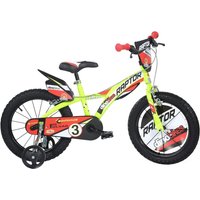 Dino Bikes Raptor 14" Kids Bike in Yellow